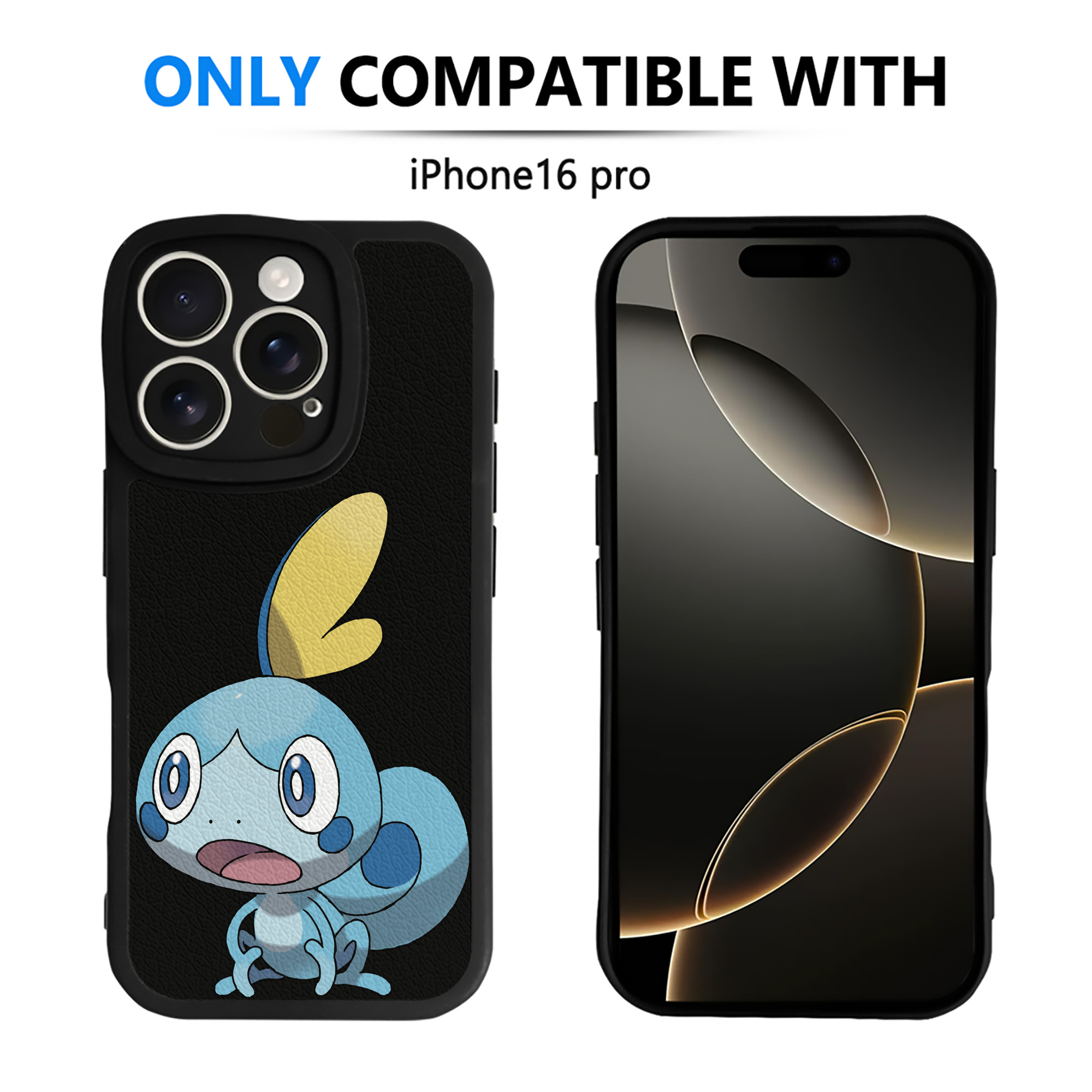 （画像用） ポケットモンスター Pokémon 【iPhone 16シリーズ対応】シリコンスマホケース（レザー調） 材質：シリコン
